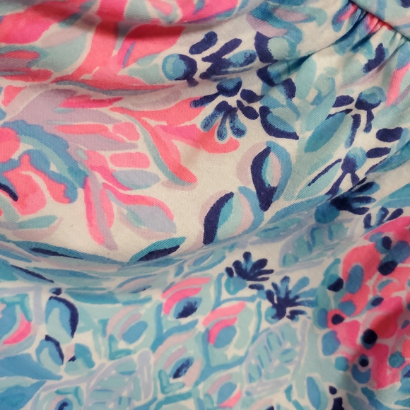 Lilly Pulitzer Blue and Pink Dress Size Women's Small - Picture 3 of 11